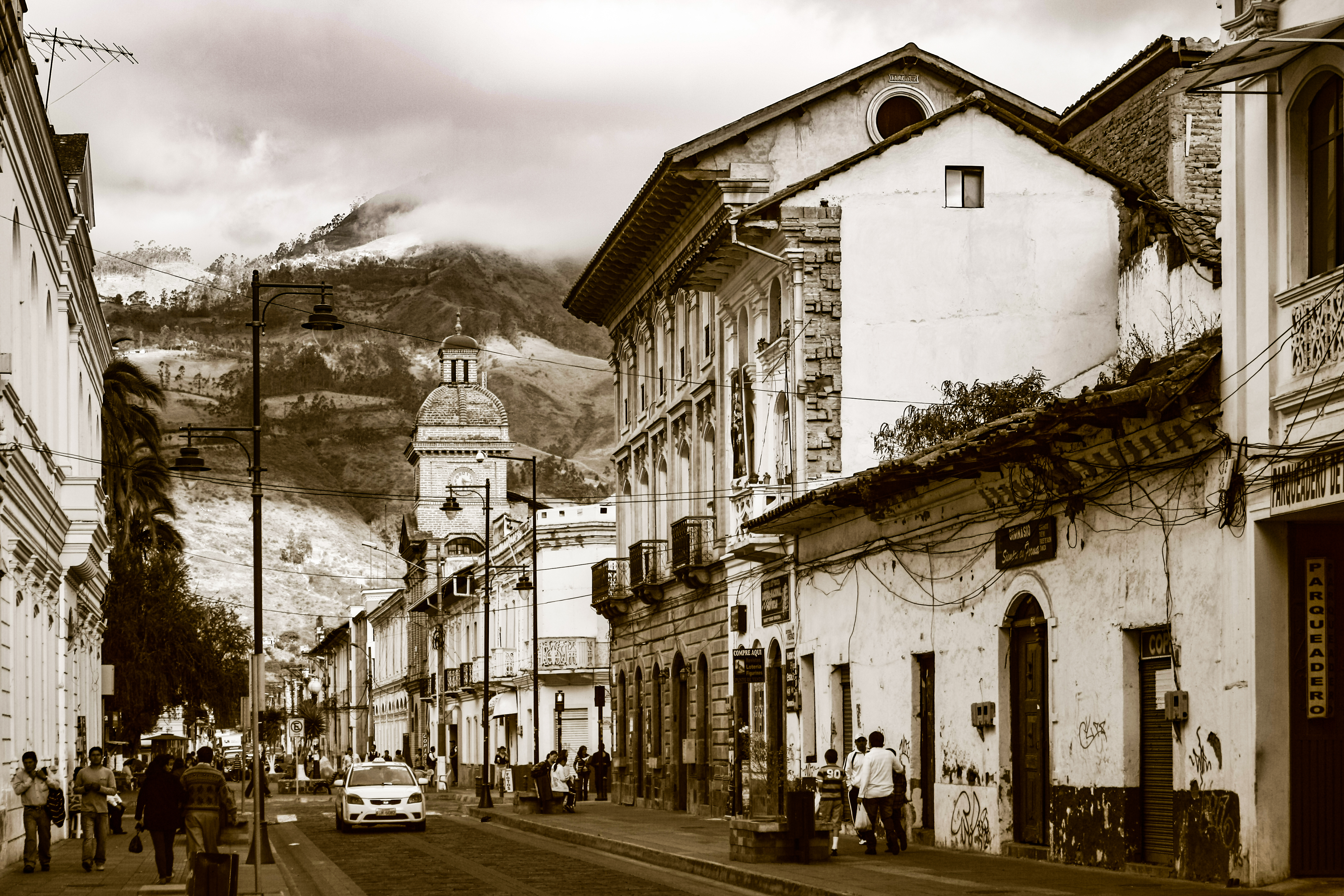 Centro histórico Ibarra, Imbabura, Ecuador