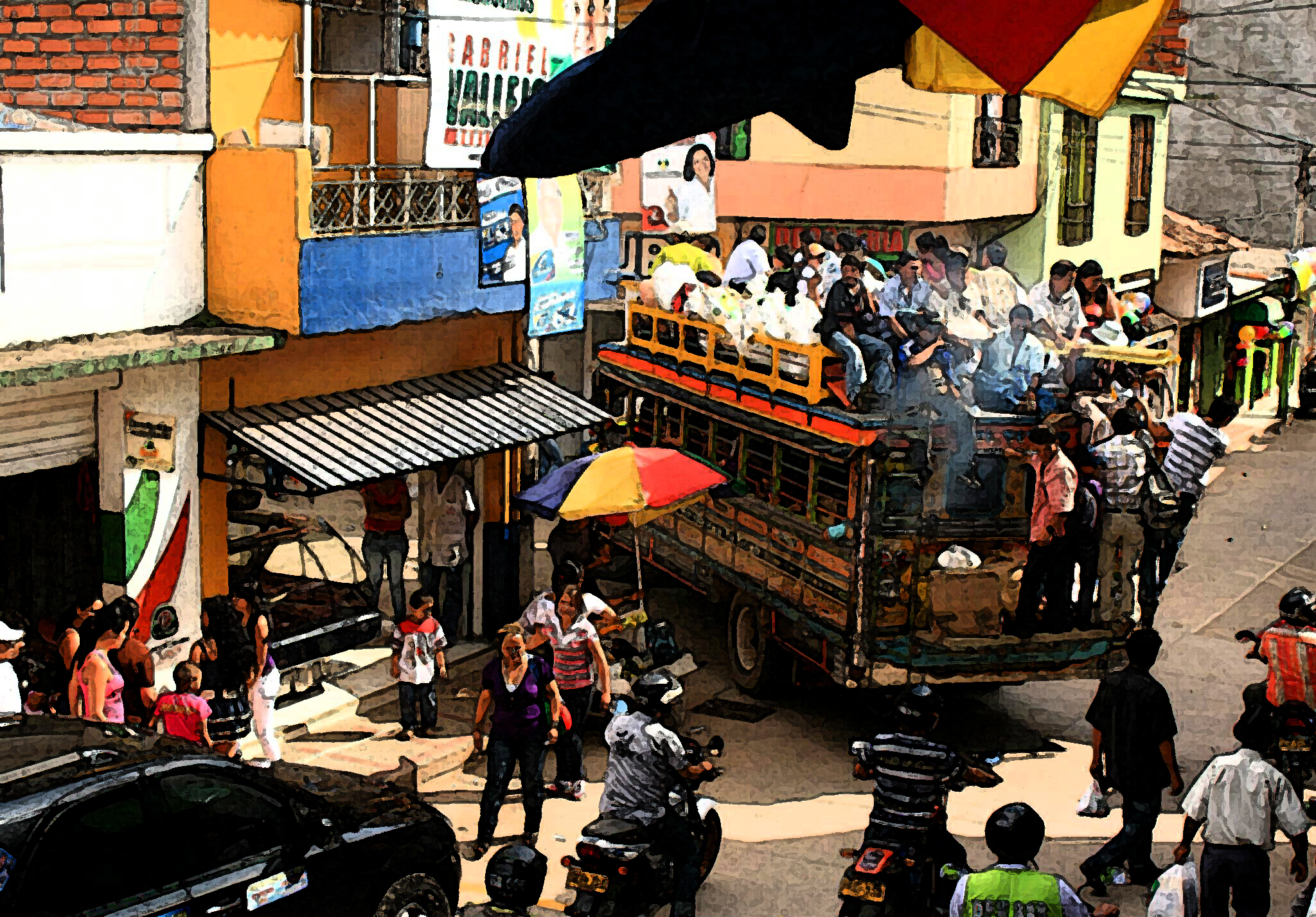 Domingo de mercado Supía, Caldas, Colombia