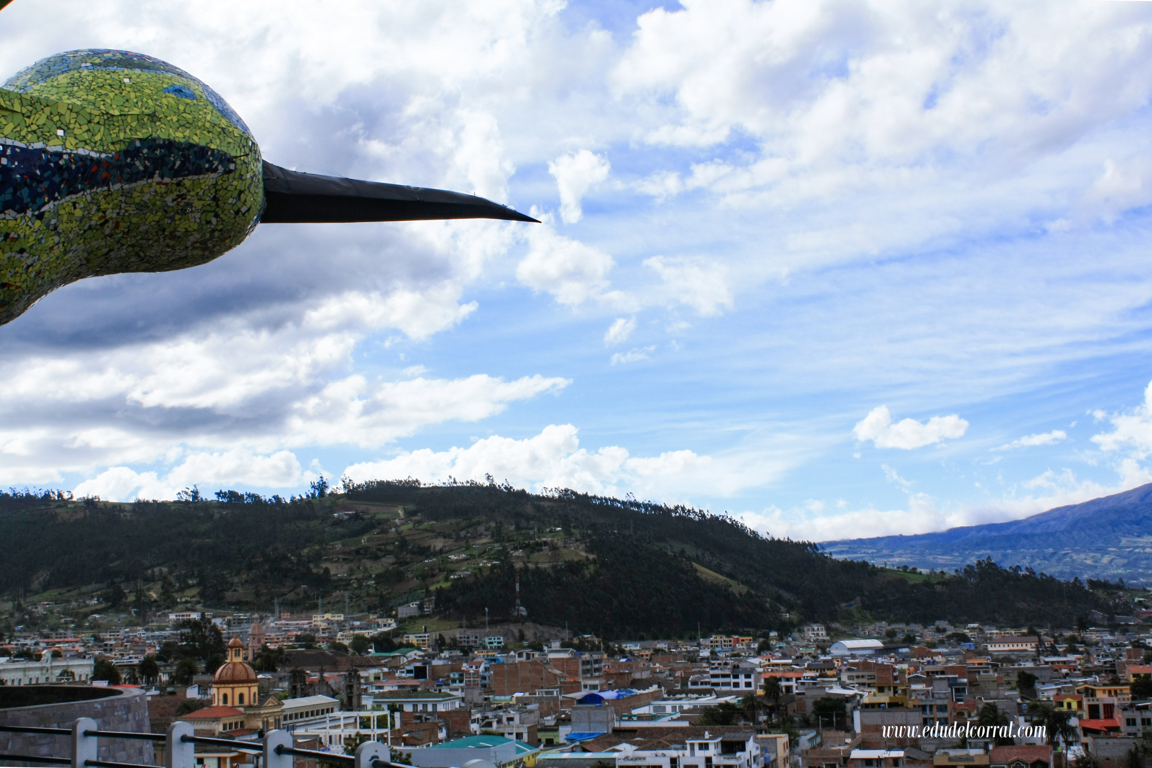 El mirador Otavalo, Provincia de Imbabura, Ecuador