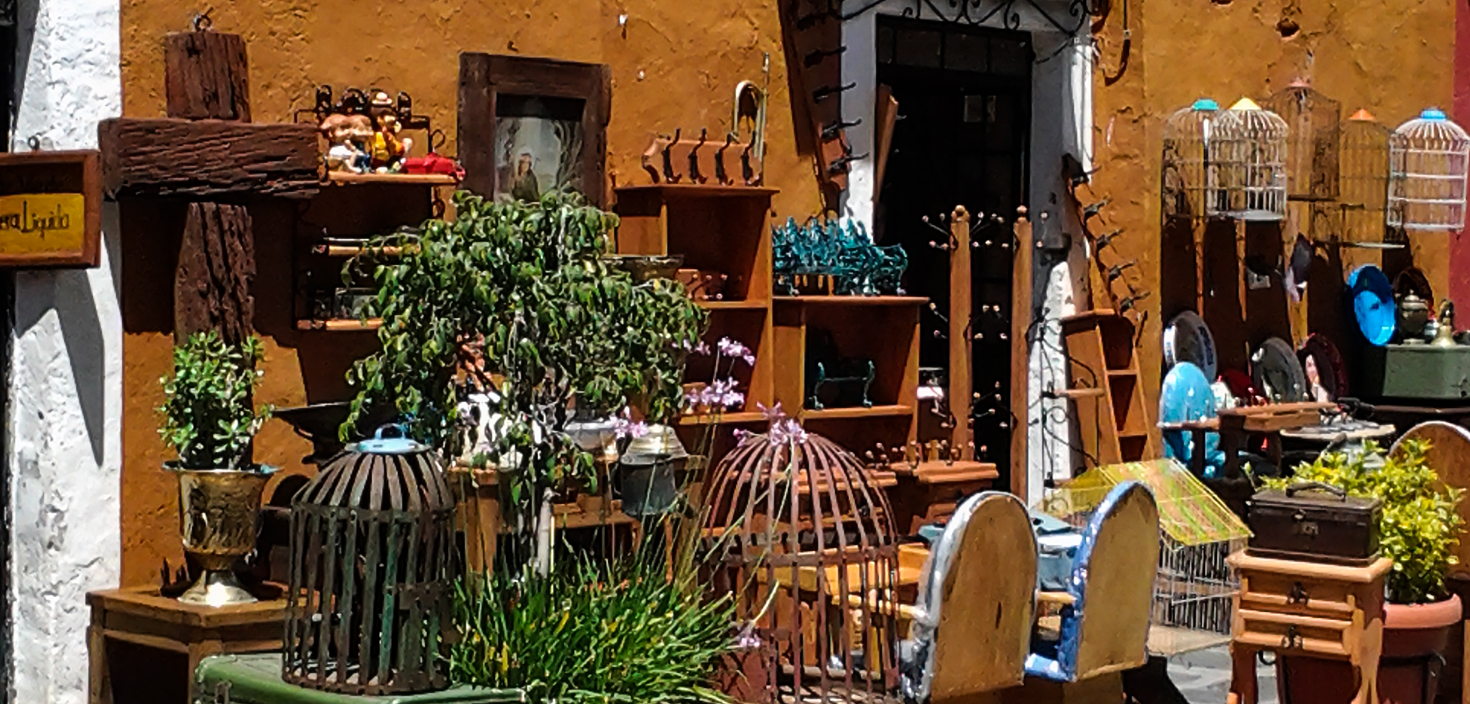 Calle de los sapos ciudad de Pueble, Puebla, México