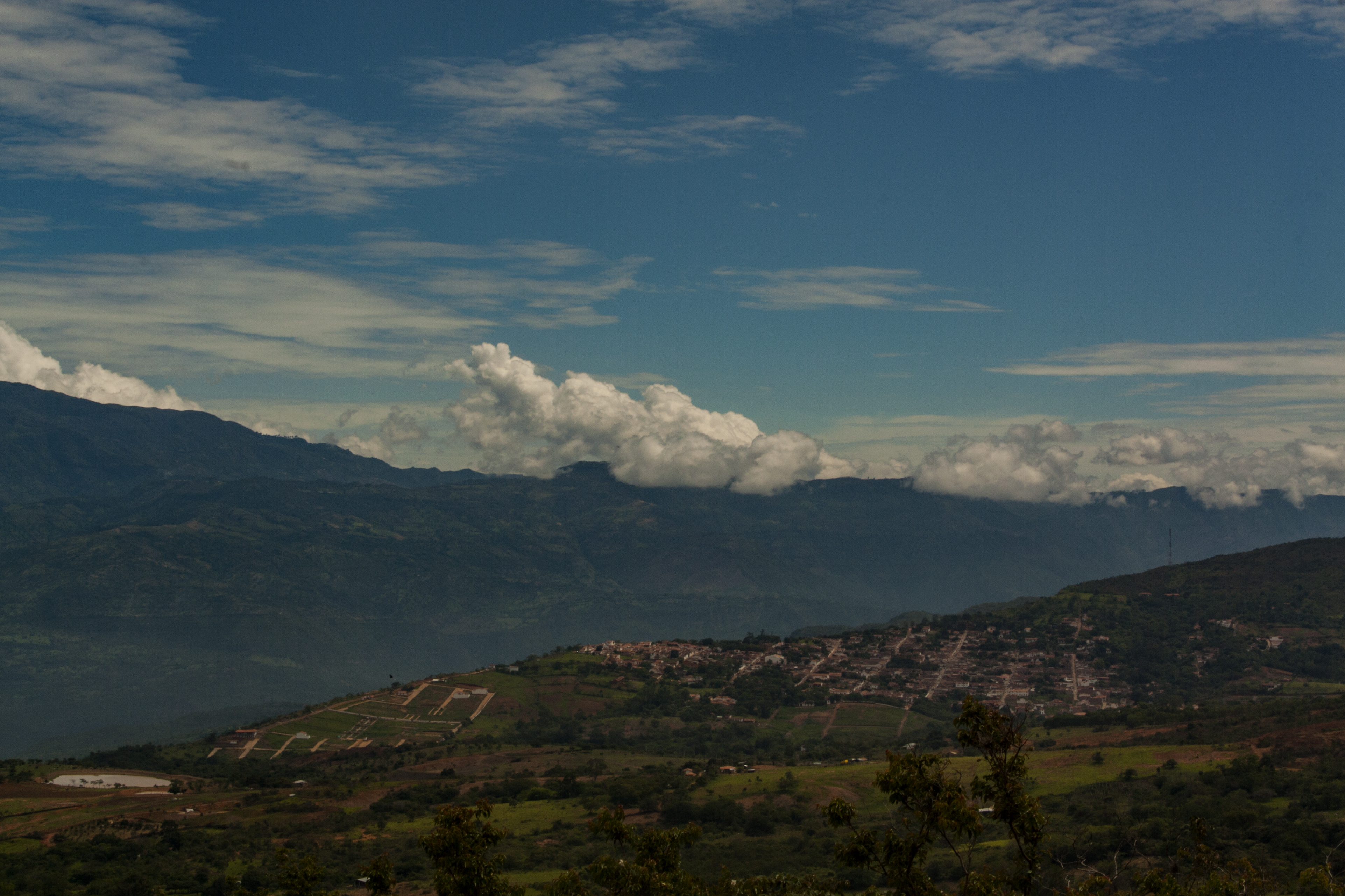 Vista de Barichara, Barichara, Santander, Colombia