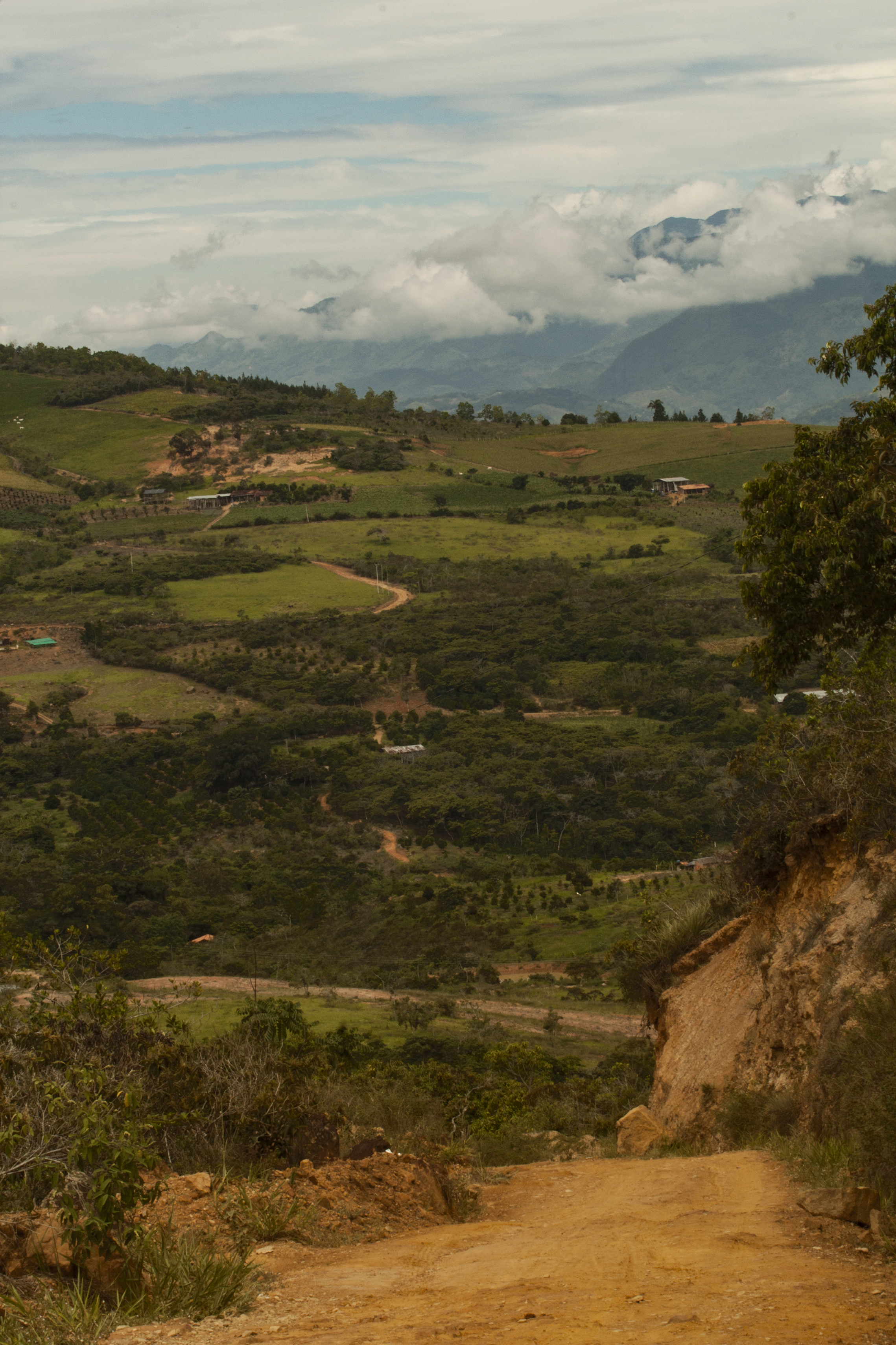 Los caminos del valle Carretera a Barichara, Santander, Colombia