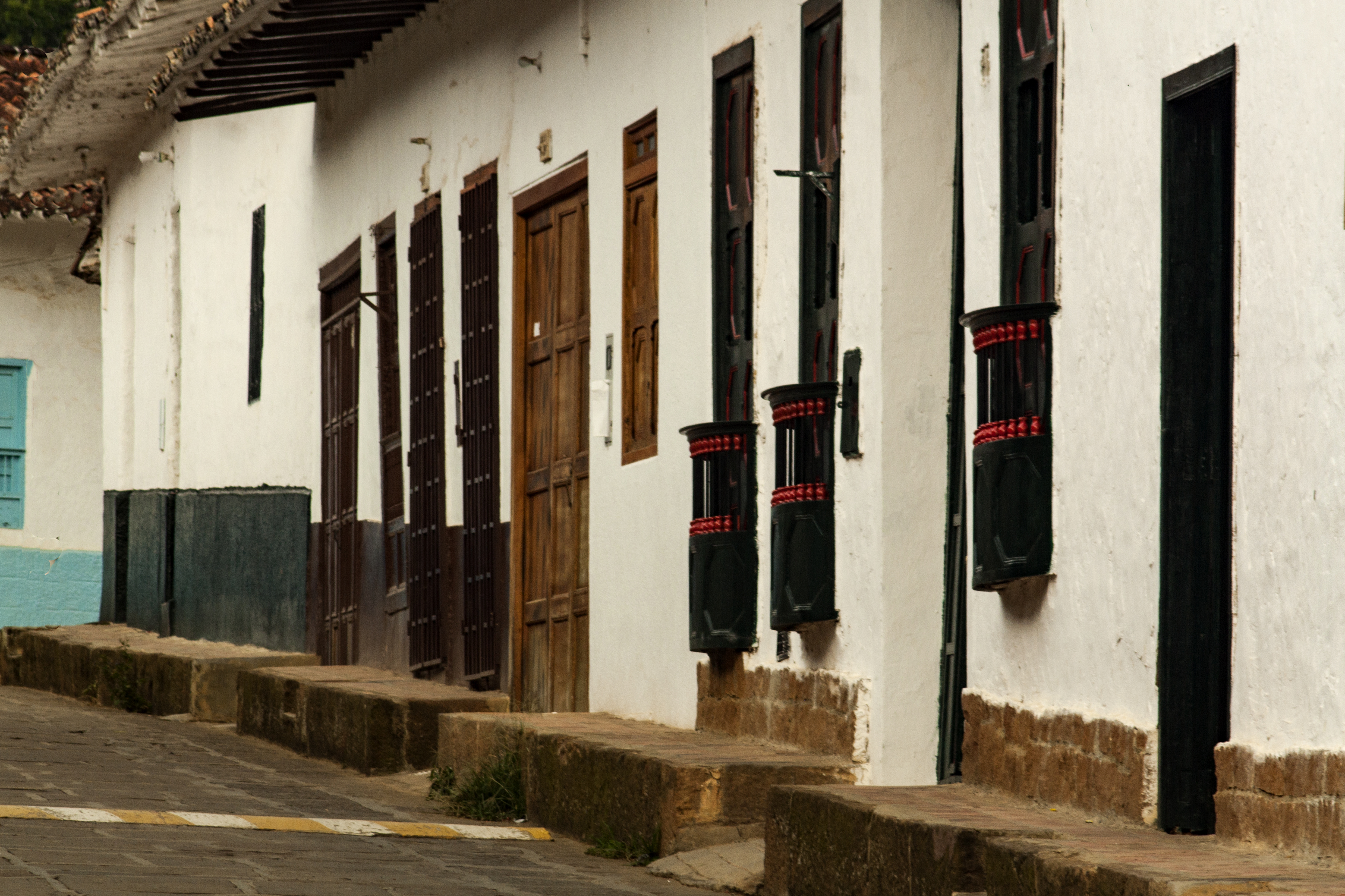 Puertas y balcones Curiquí, Santander, Colombia