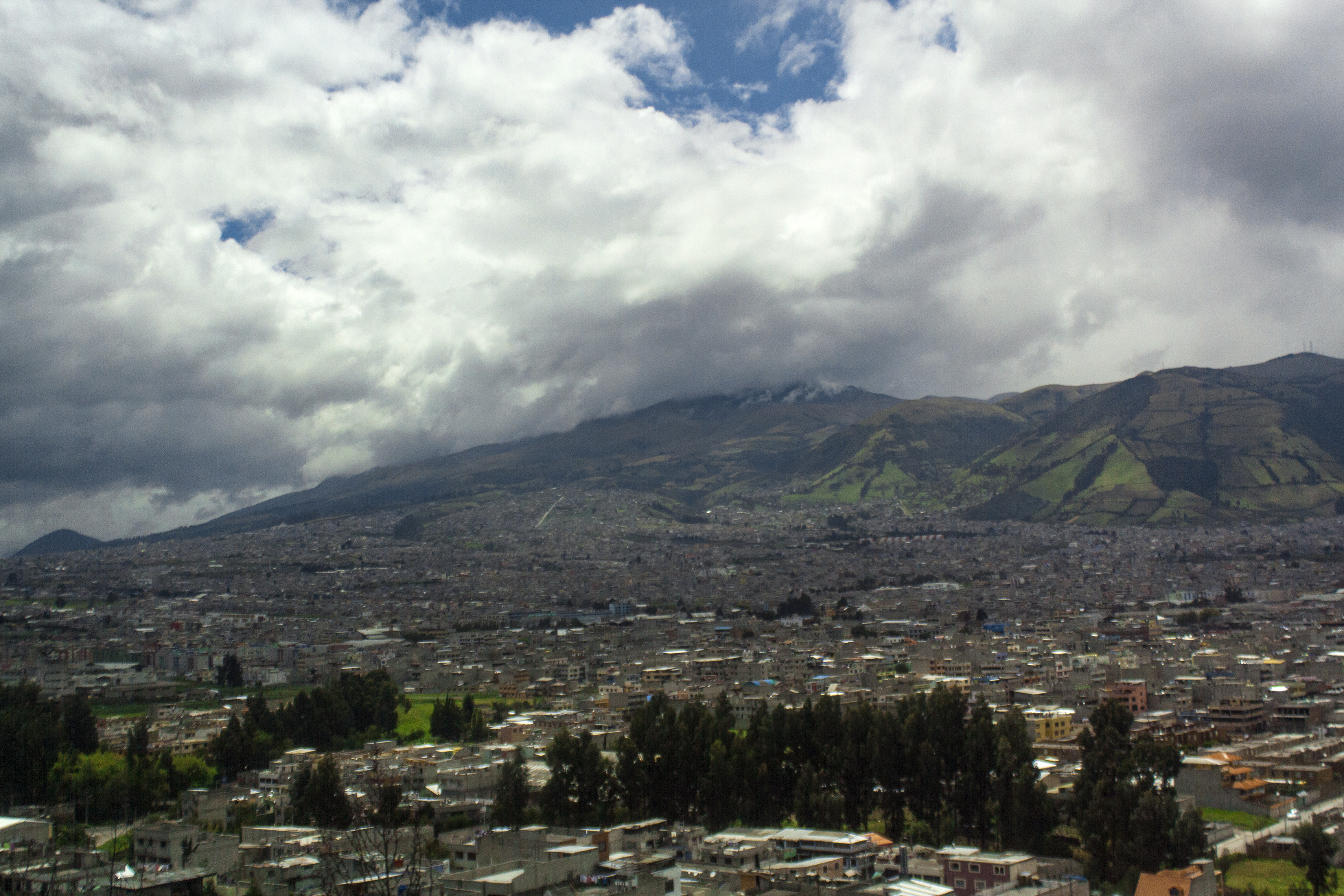 Vista de la ciudad Quito, Pichincha, Ecuador