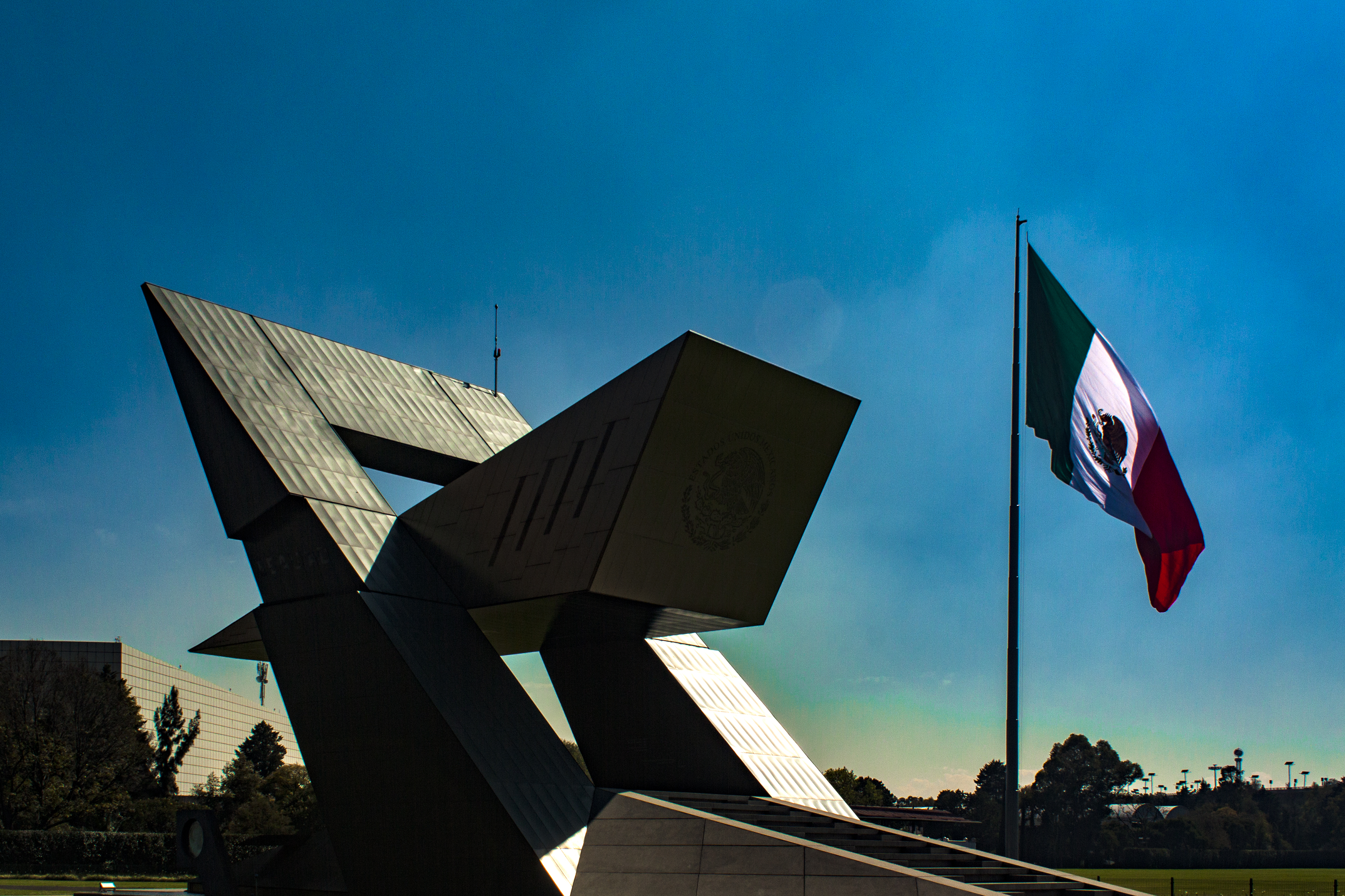 La bandera ciudad de México, CDMX, México