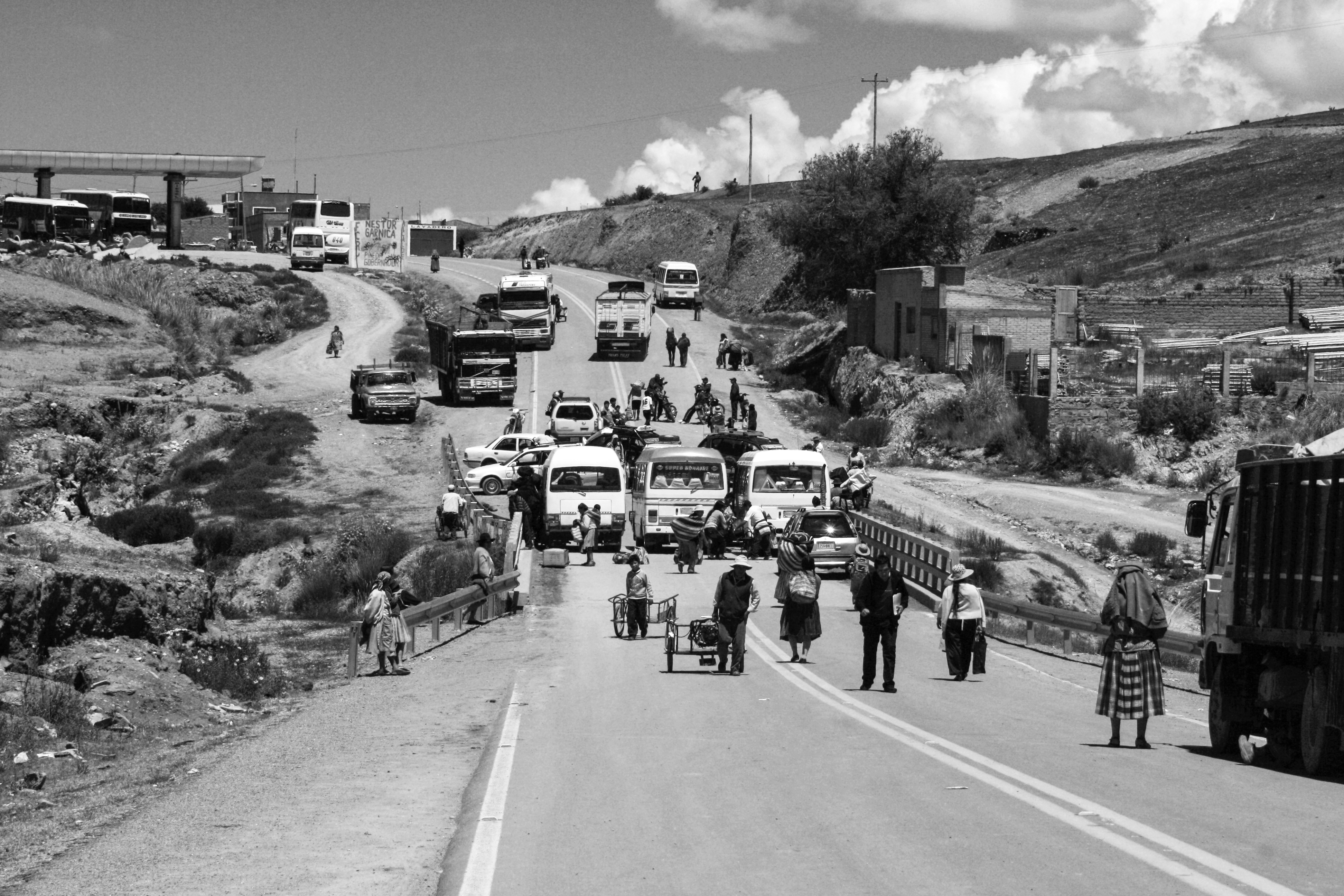 En la frontera Villazón, Potosí, Bolivia