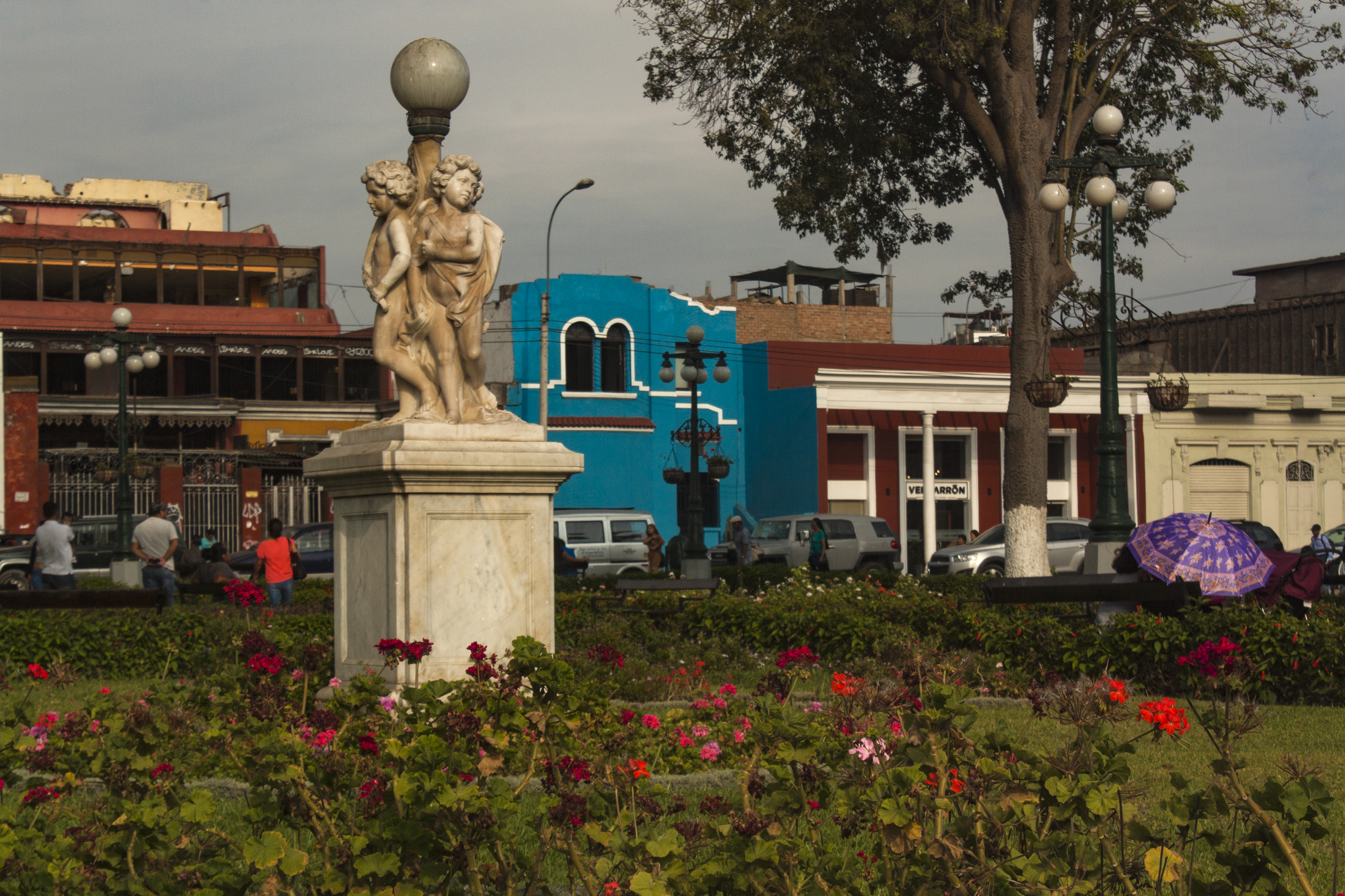 El parque Barranco, Lima, Perú