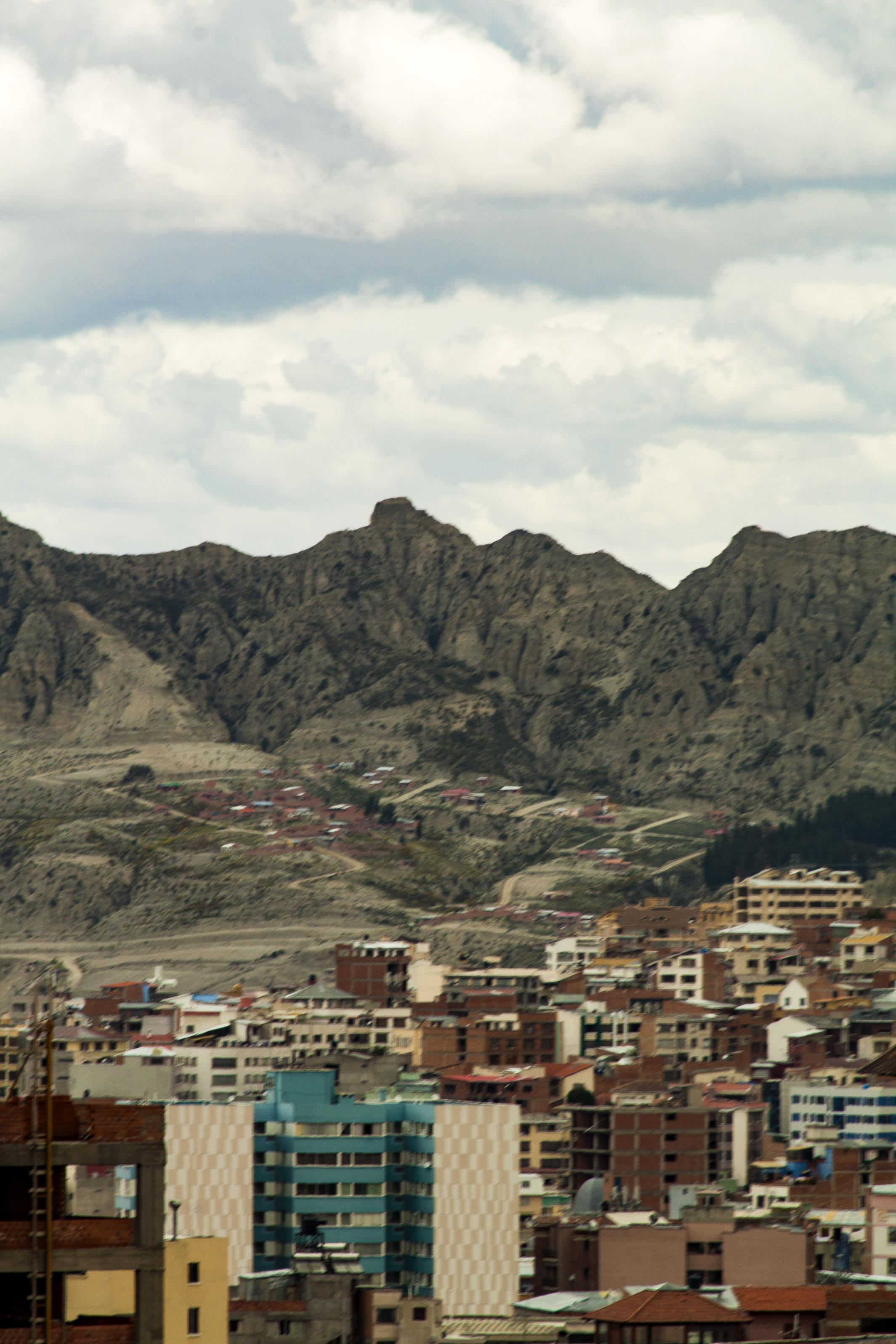 Vista de La Paz Terminal de transportes, La Paz, Bolivia