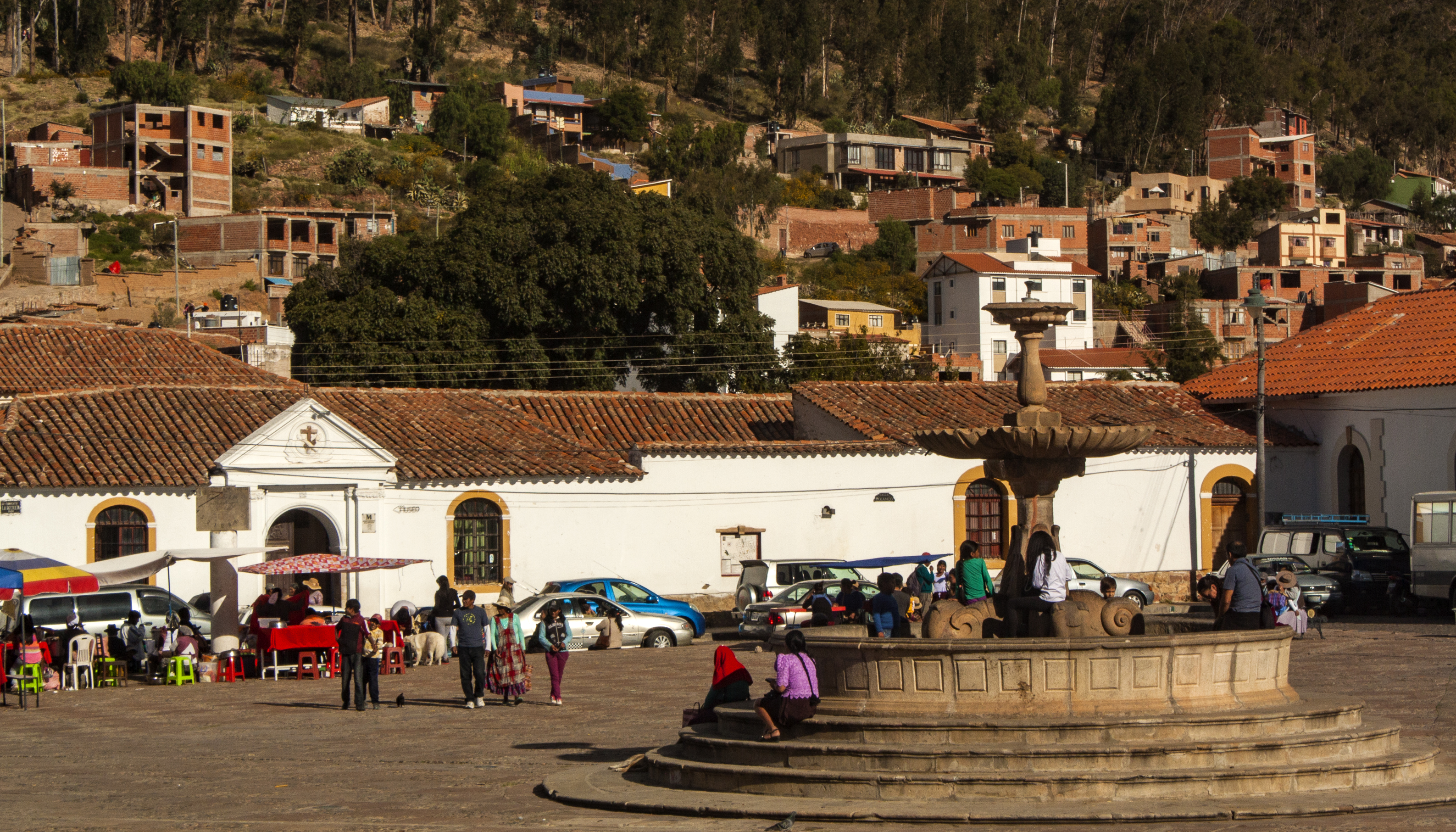 Plaza de La Recoleta ciudad de Sucre, Chuquisaca, Bolivia
