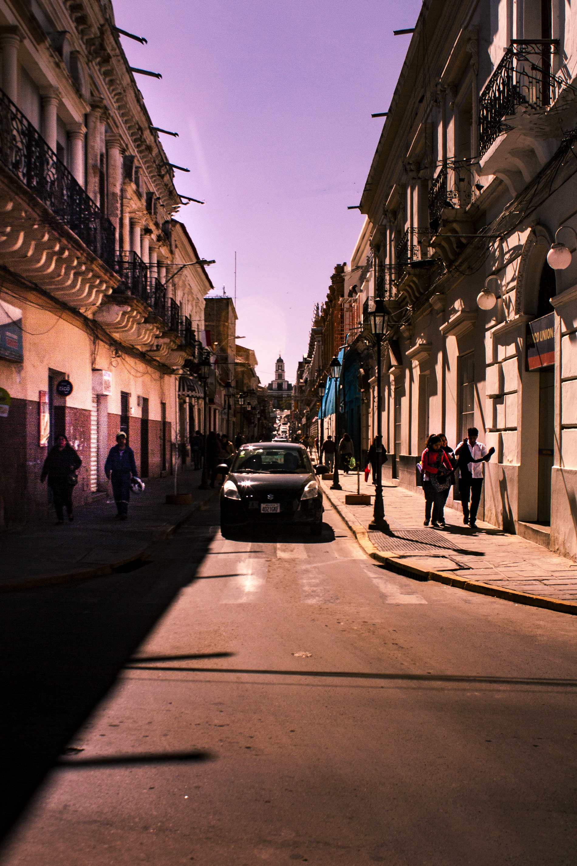 Calles de la ciudad ciudad de Tarija, Tarija, Bolivia