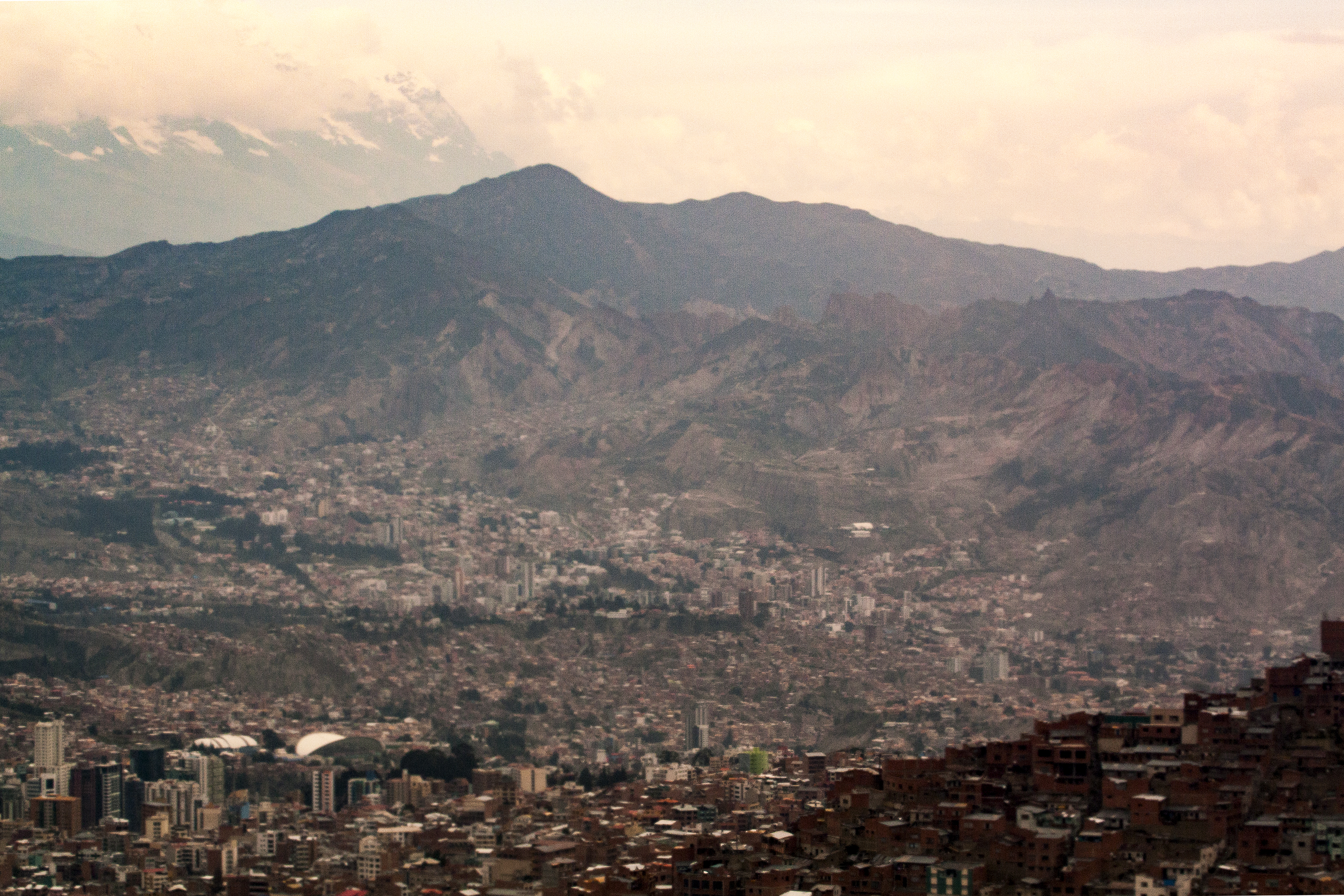 Panorámica de la ciudad ciudad de La Paz, La Paz, Bolivia