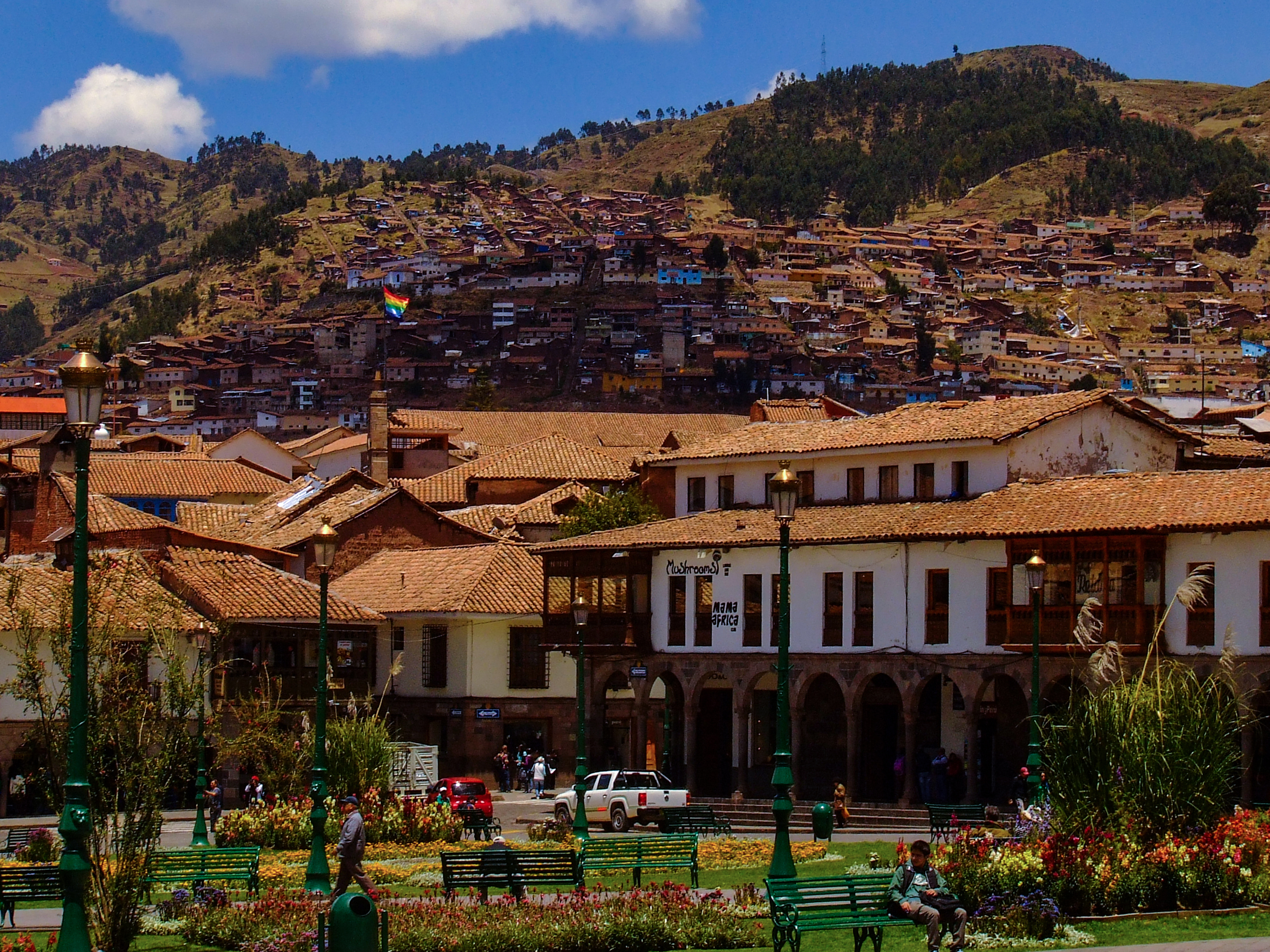 La plaza de armas ciudad de Cusco, Cusco, Perú