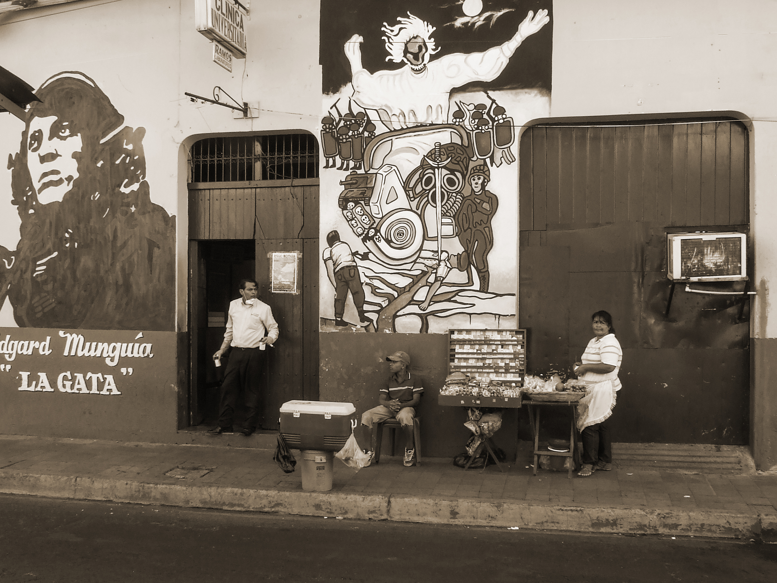 Mural conmemorativo Centro Histórico de León León, Nicaragua