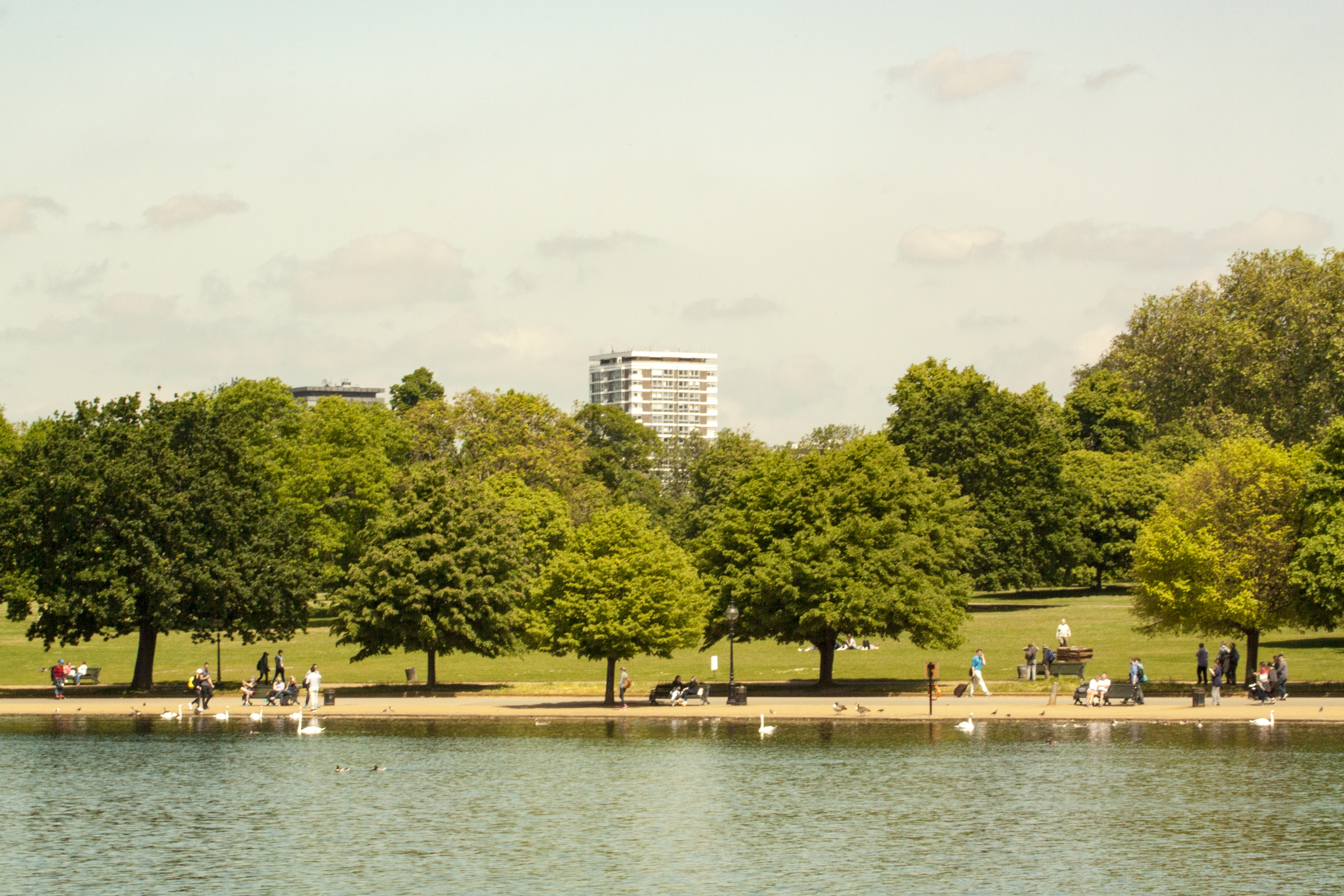 Vistas del parque Londres, UK