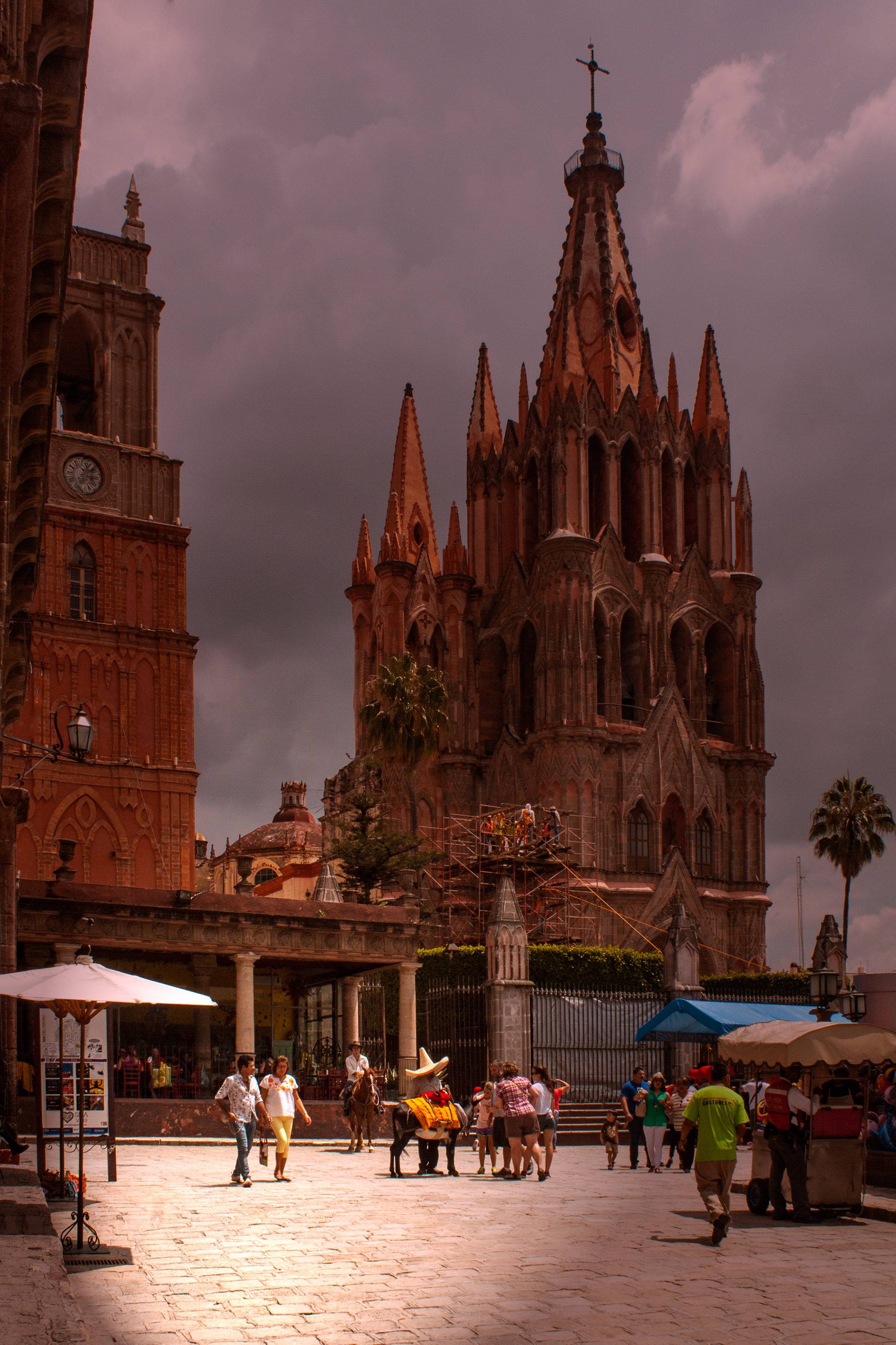 Claro.oscuros de la ciudad San Miguel de Allende, Guanajuato ; México