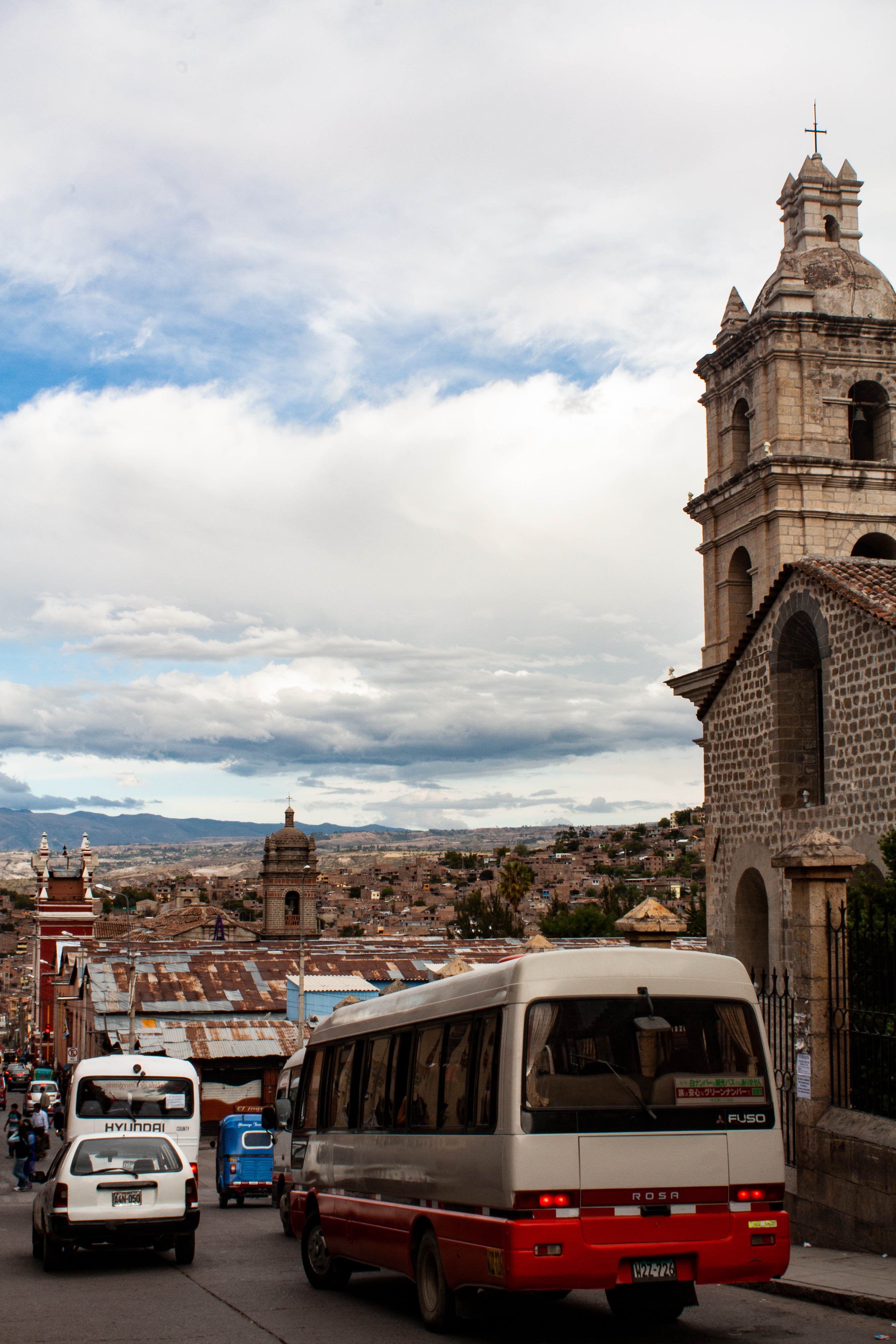 Vista de la ciudad Centro Histórico, Ayacucho. Perú