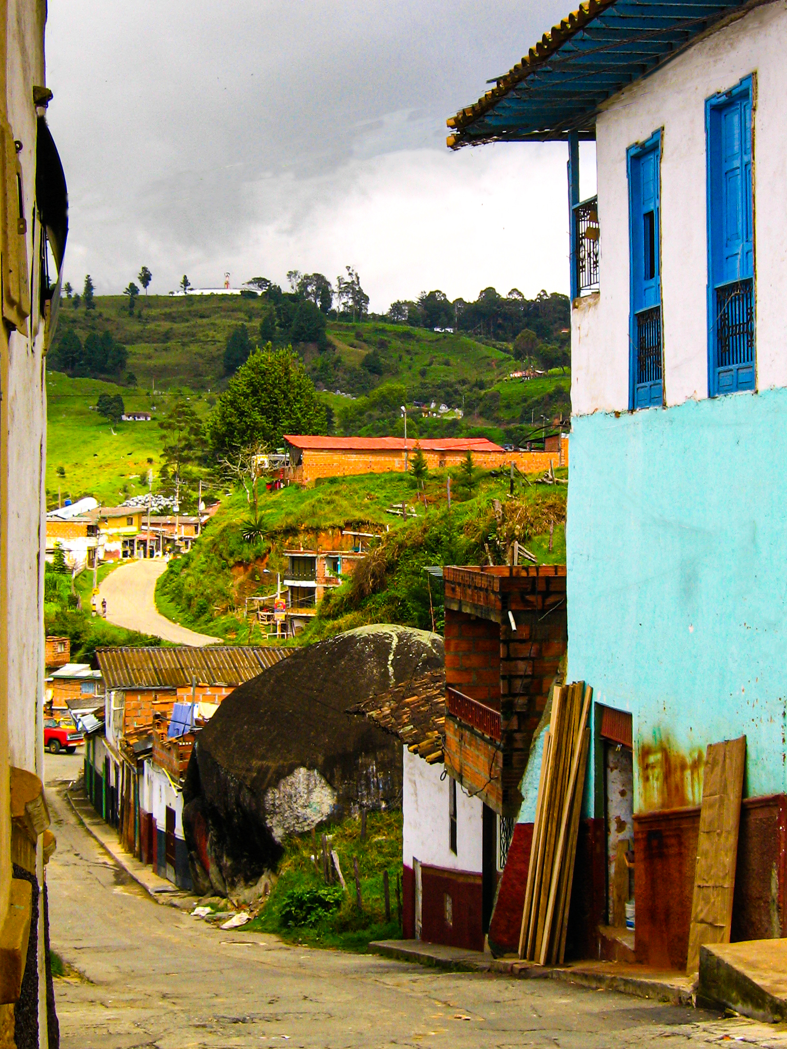 Calle antioqueña Yarumal, Antioquia, Colombia