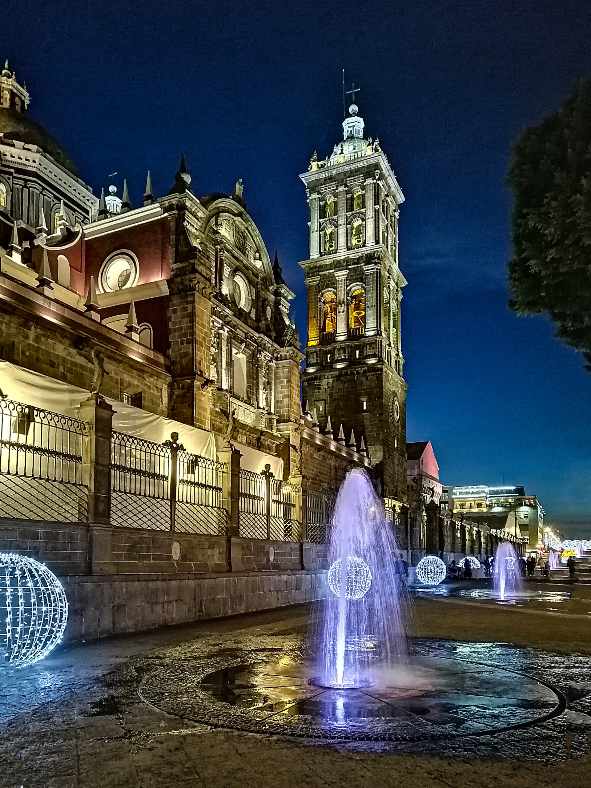 La Catedral Centro histórico, ciudad de Puebla, Puebla, México
