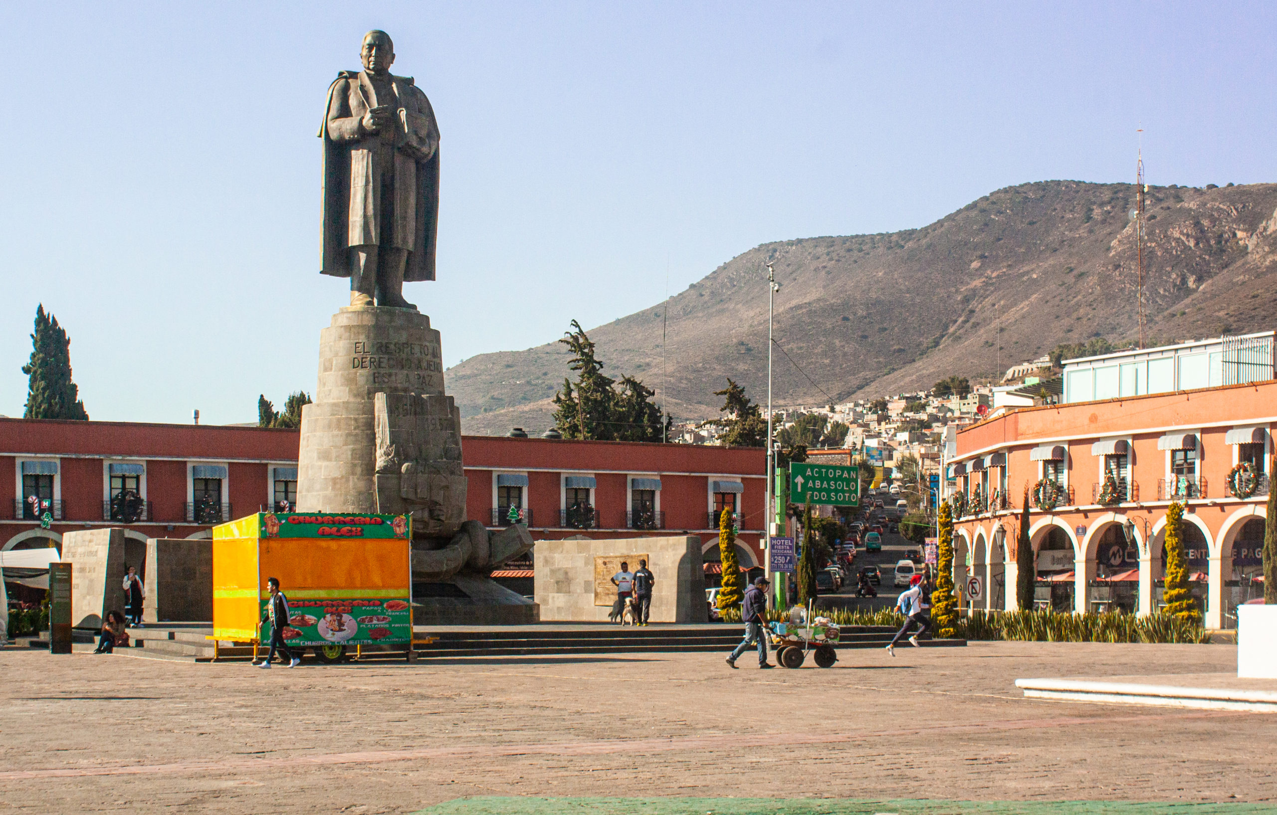 En memoria Centro histórico, ciudad de Pachuca, México