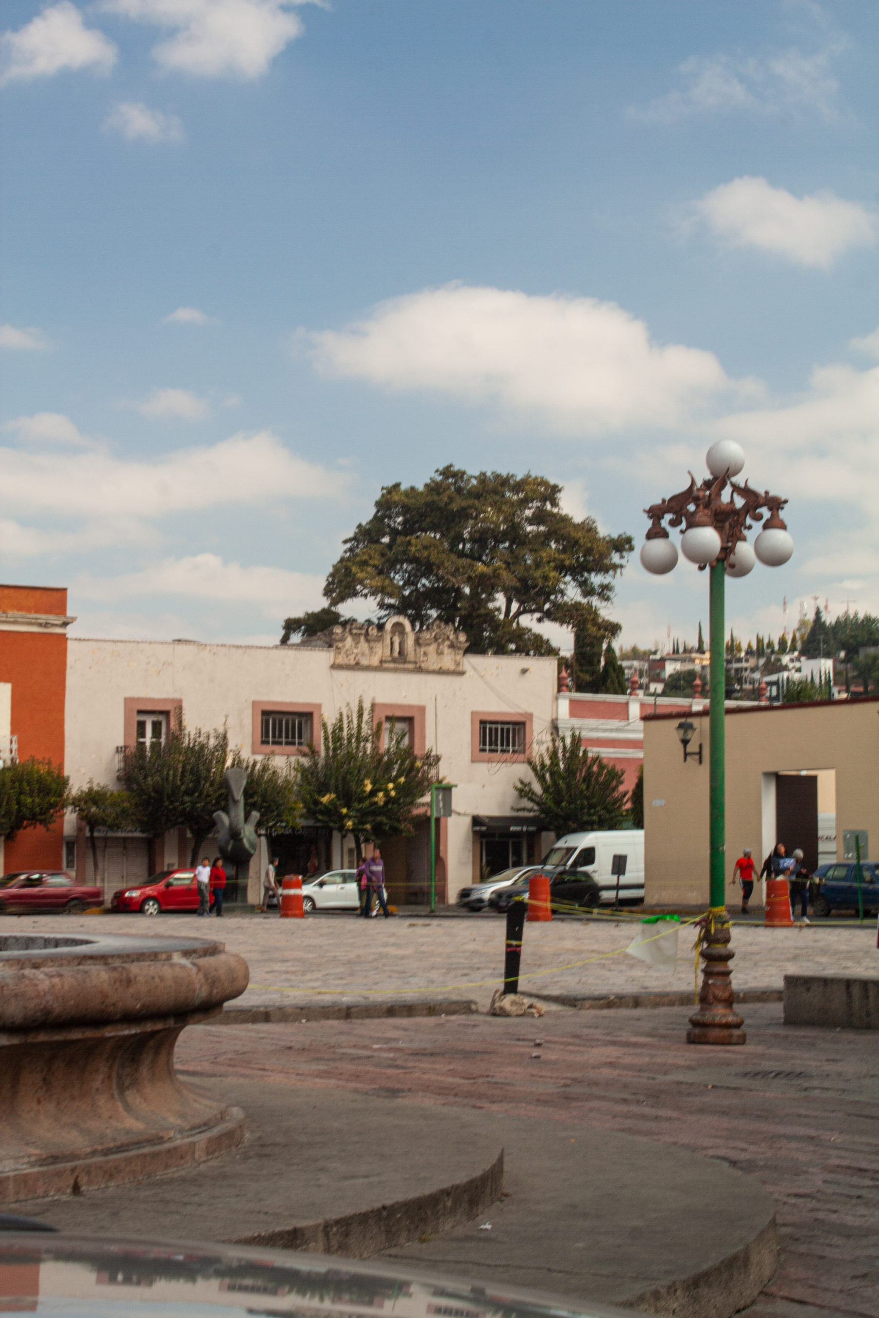 La plaza Centro Histórico, Tlaxcala, México