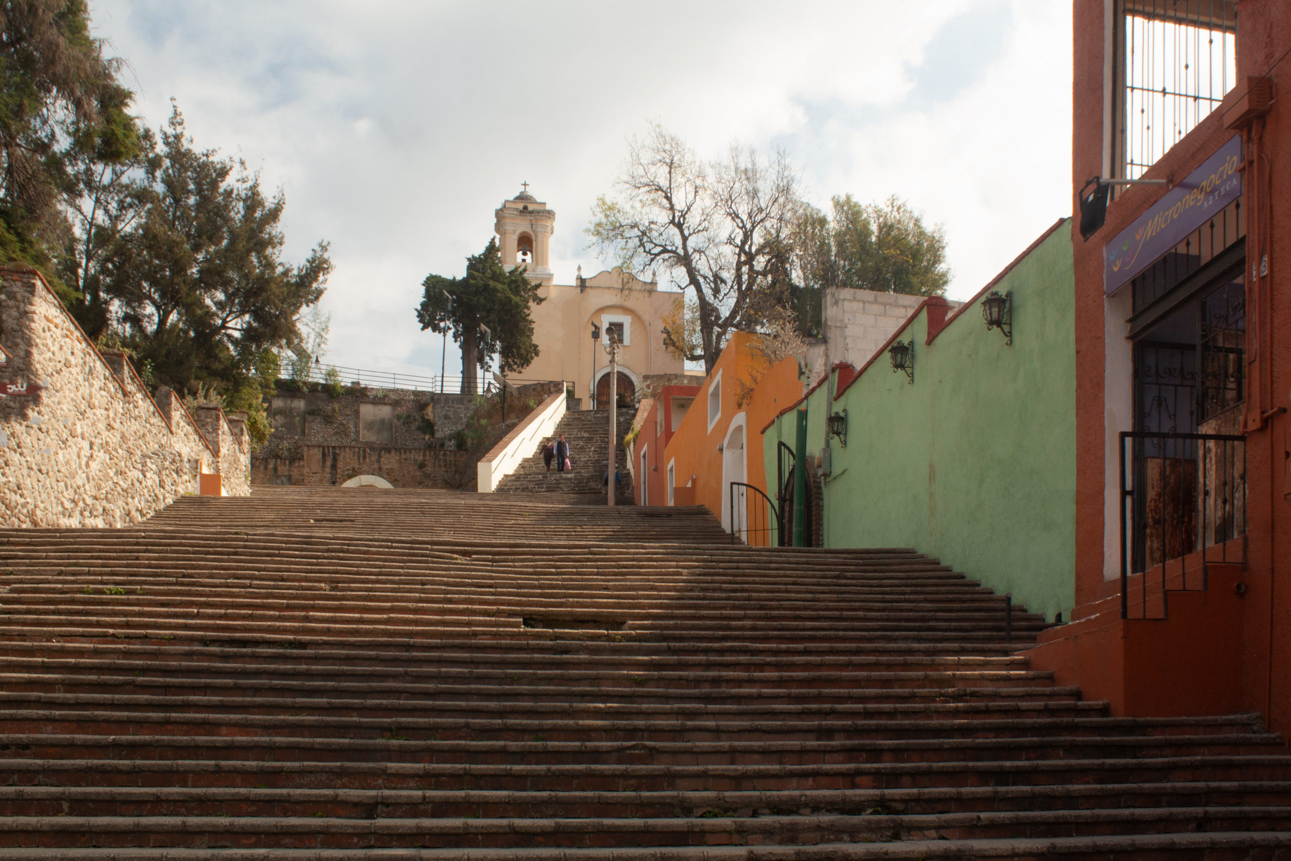 Las escaleras Centro histórico de Tlaxcala, Tlaxcala, México