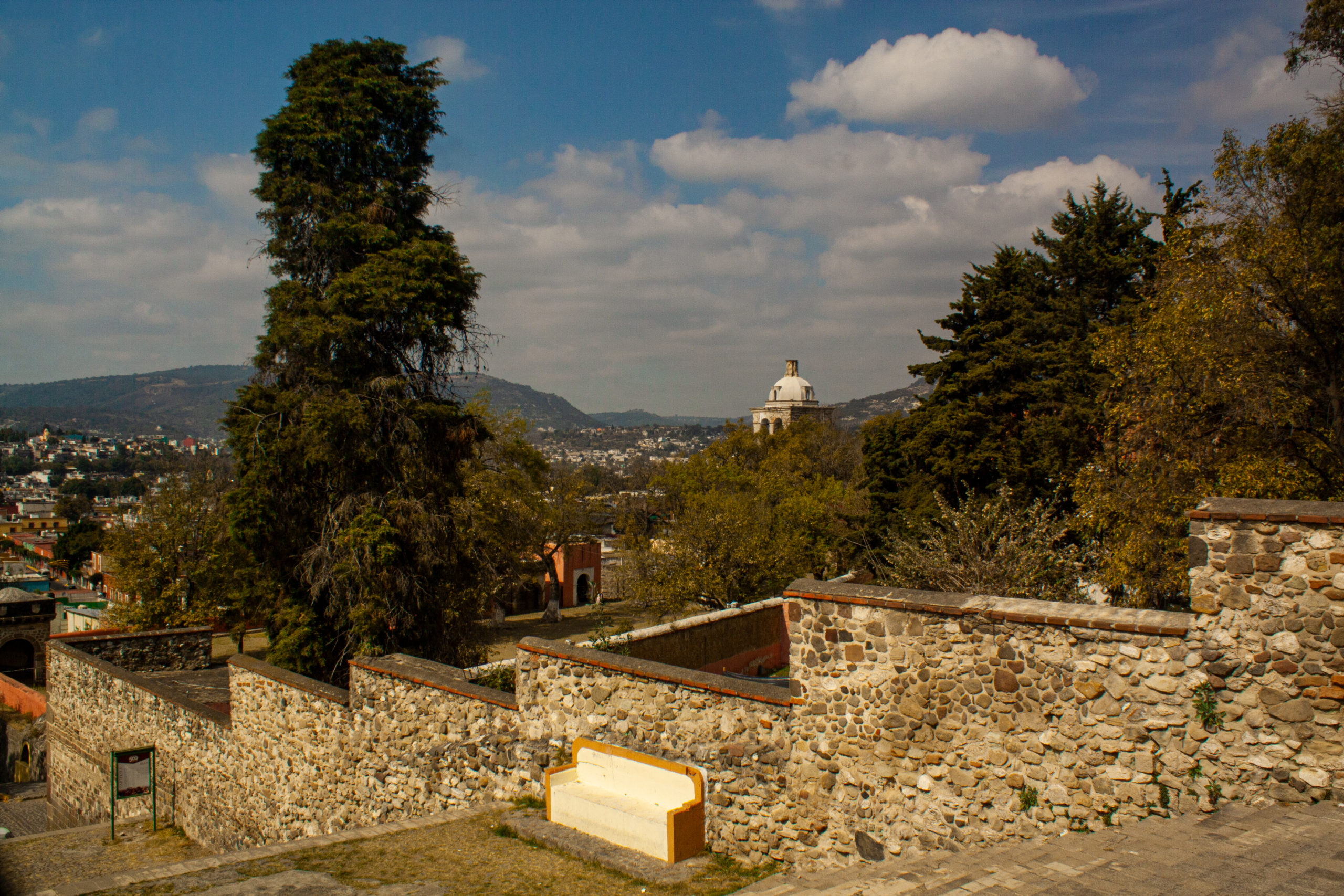 Vista hacia el centro histórico Ciudad de Tlaxcala, Tlaxcala, México