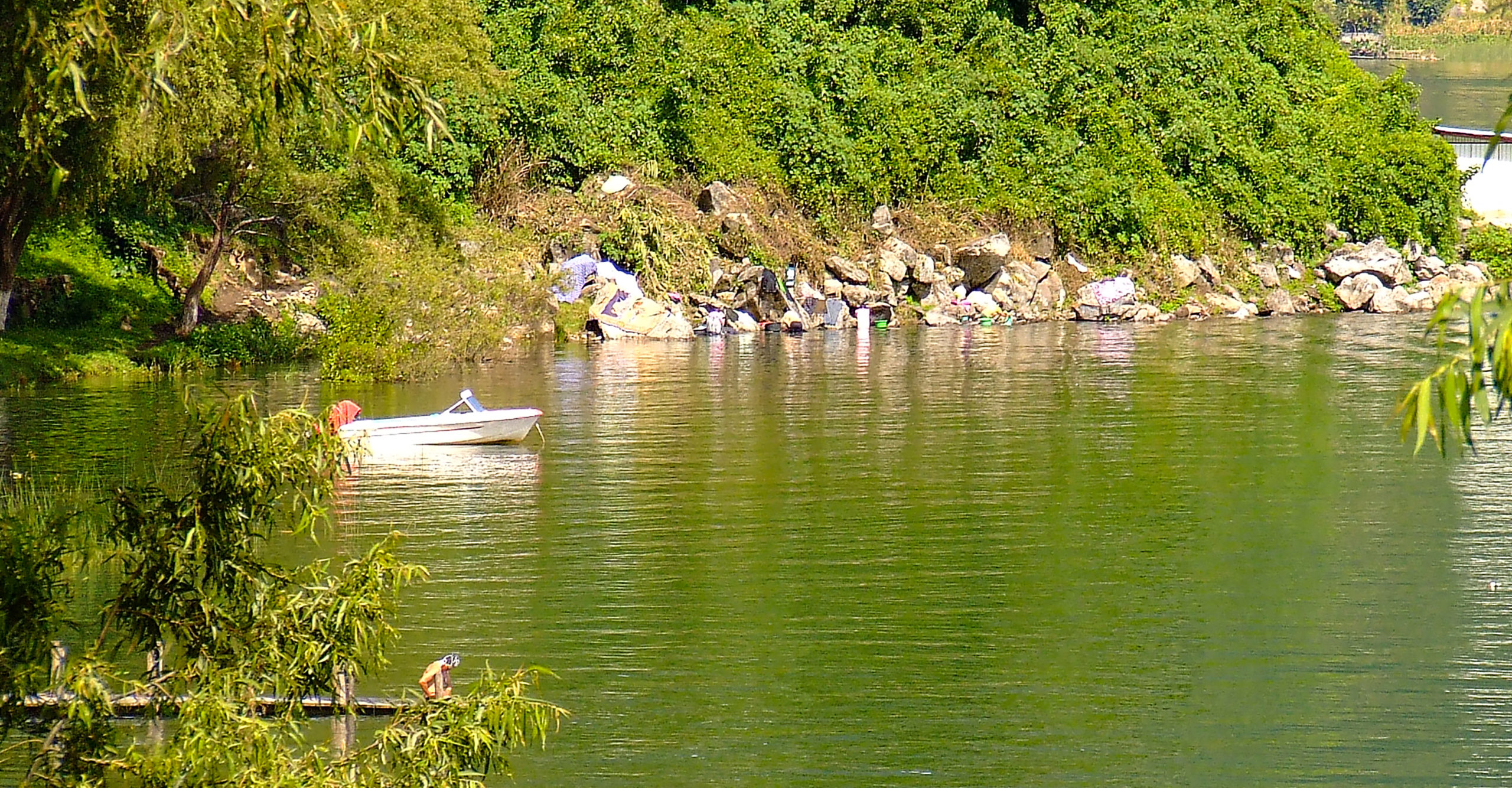 La panga Lago Atitlán, Solalá, Guatemala