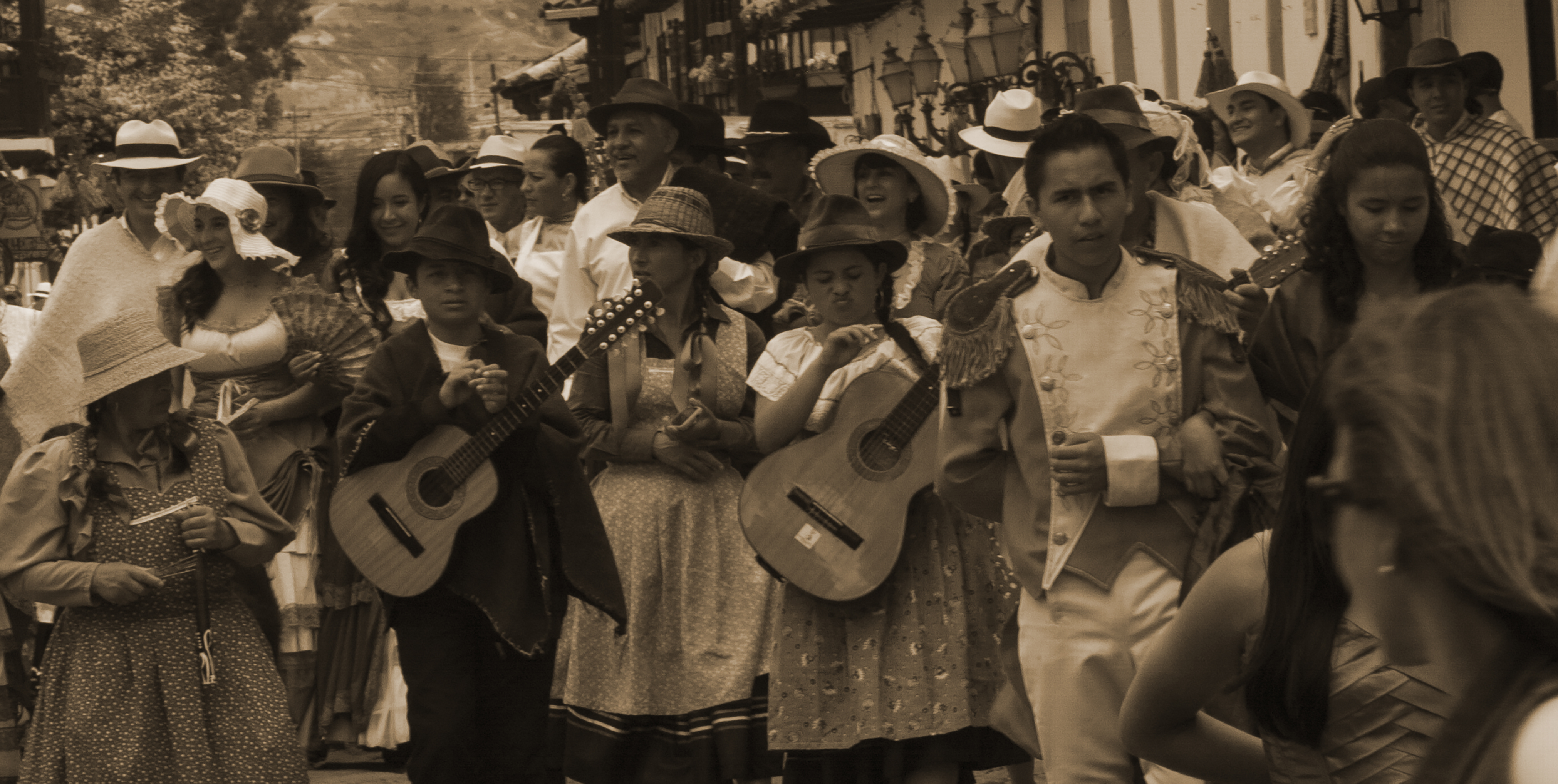 The procession Tunja, Boyacá, Columbia