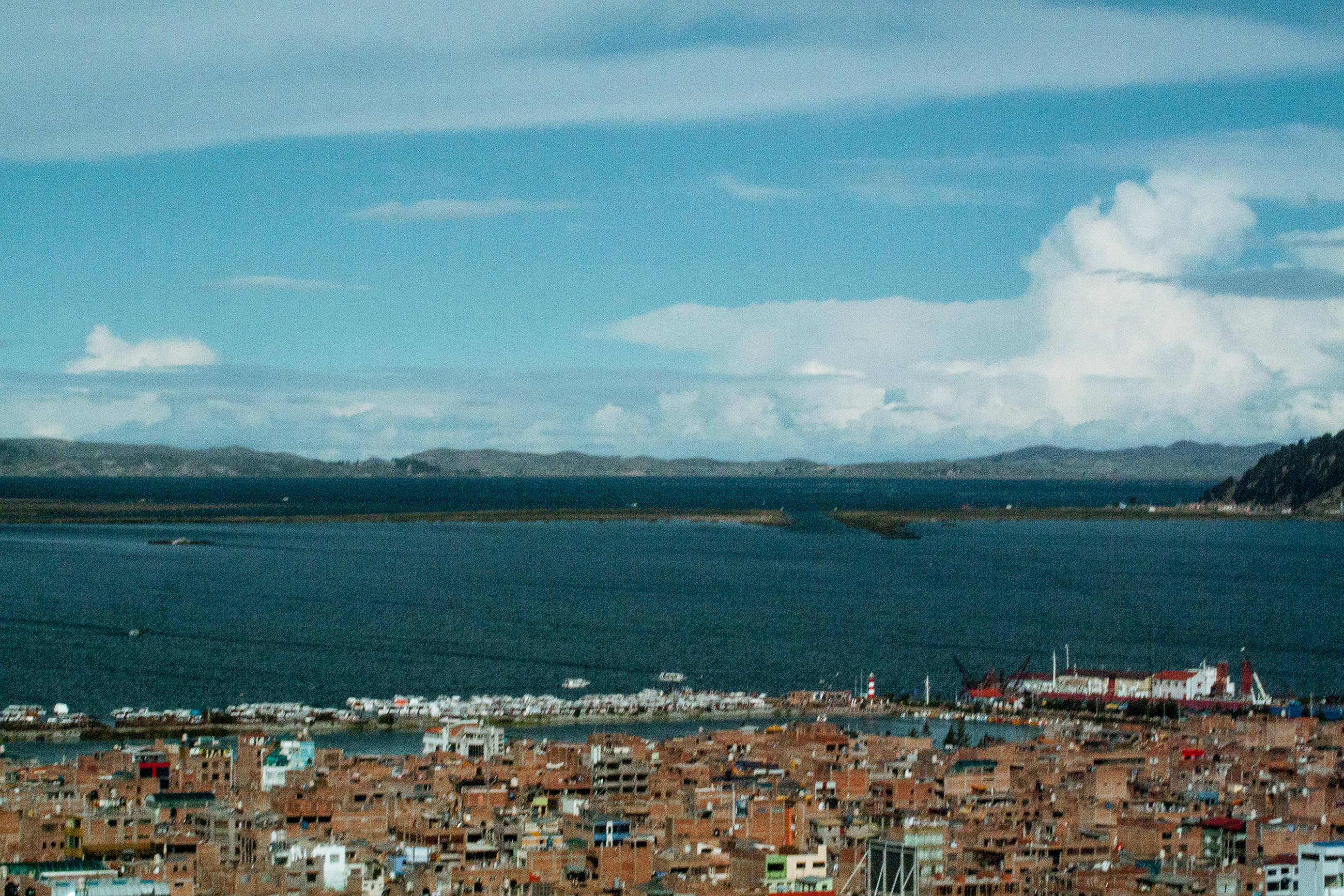 Zona del malecón Lago Titicaca, Puno, Perú