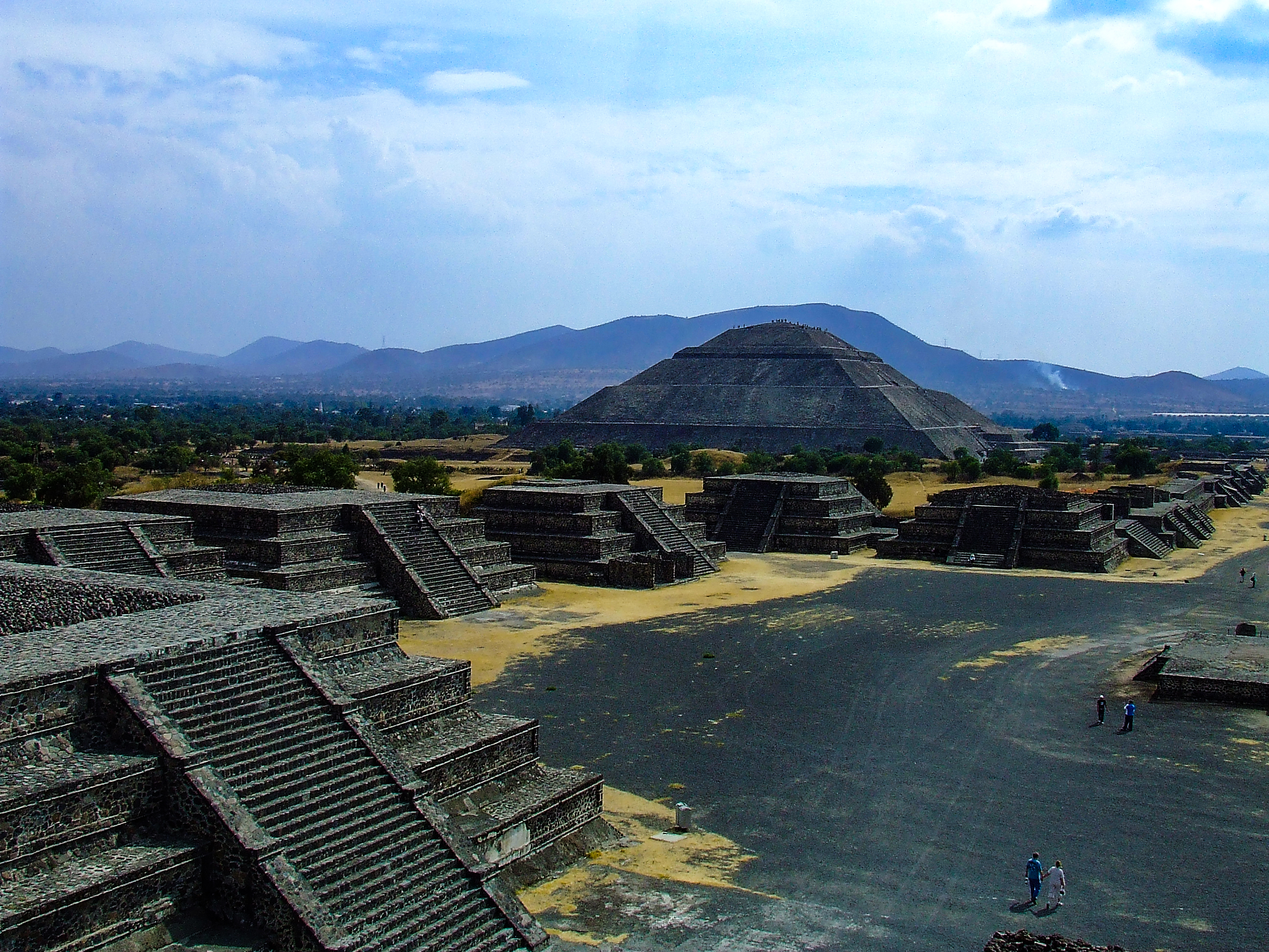 Calzada de los muertos Ruinas de Teotihuacán, México
